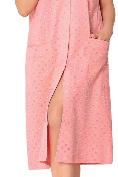 Dámský župan 247 Renata - bez rukávu - Lososová