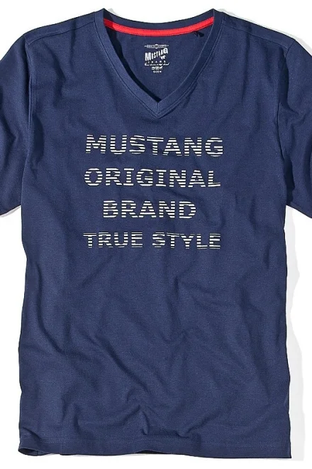 Pánské pyžamo Mustang 4213-6000 - Tmavě modrá-šedá