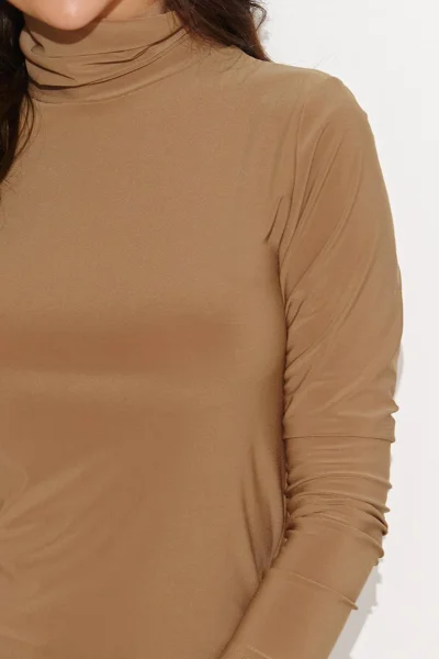 Halenka NU460 světle hnědá - Světle hnědá