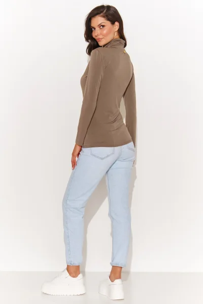 Halenka NU460 Hnědá - Hnědá