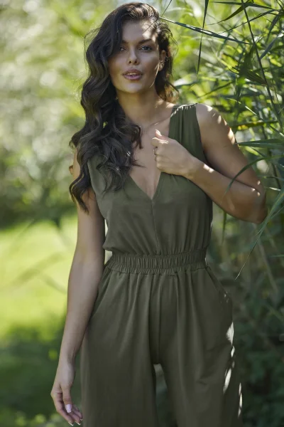 Dámský 7/8 overal NU465 - khaki - Khaki