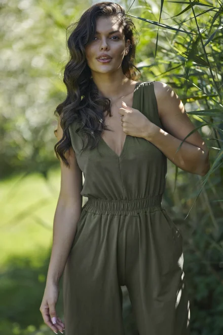 Dámský 7/8 overal NU465 - khaki - Khaki
