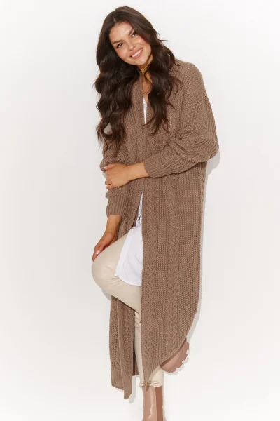 Kardigan NU_S91 cappuccino - Cappucino