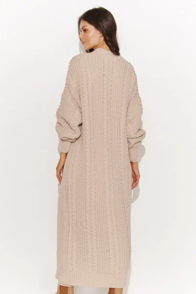 LIGBEI Kardigan NU_S91 světle béžový - Světle béžová