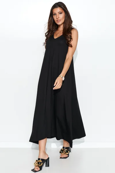 Volnočasové šaty NU384 - černé - Černá