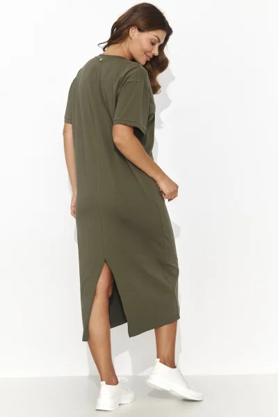 Volnočasové šaty NU467 - khaki - Khaki