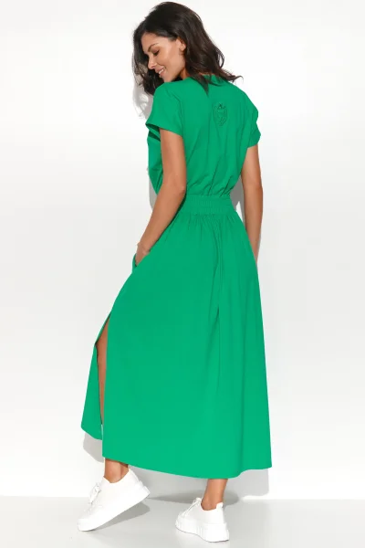 Volnočasové šaty NU425 - zelené - Zelená