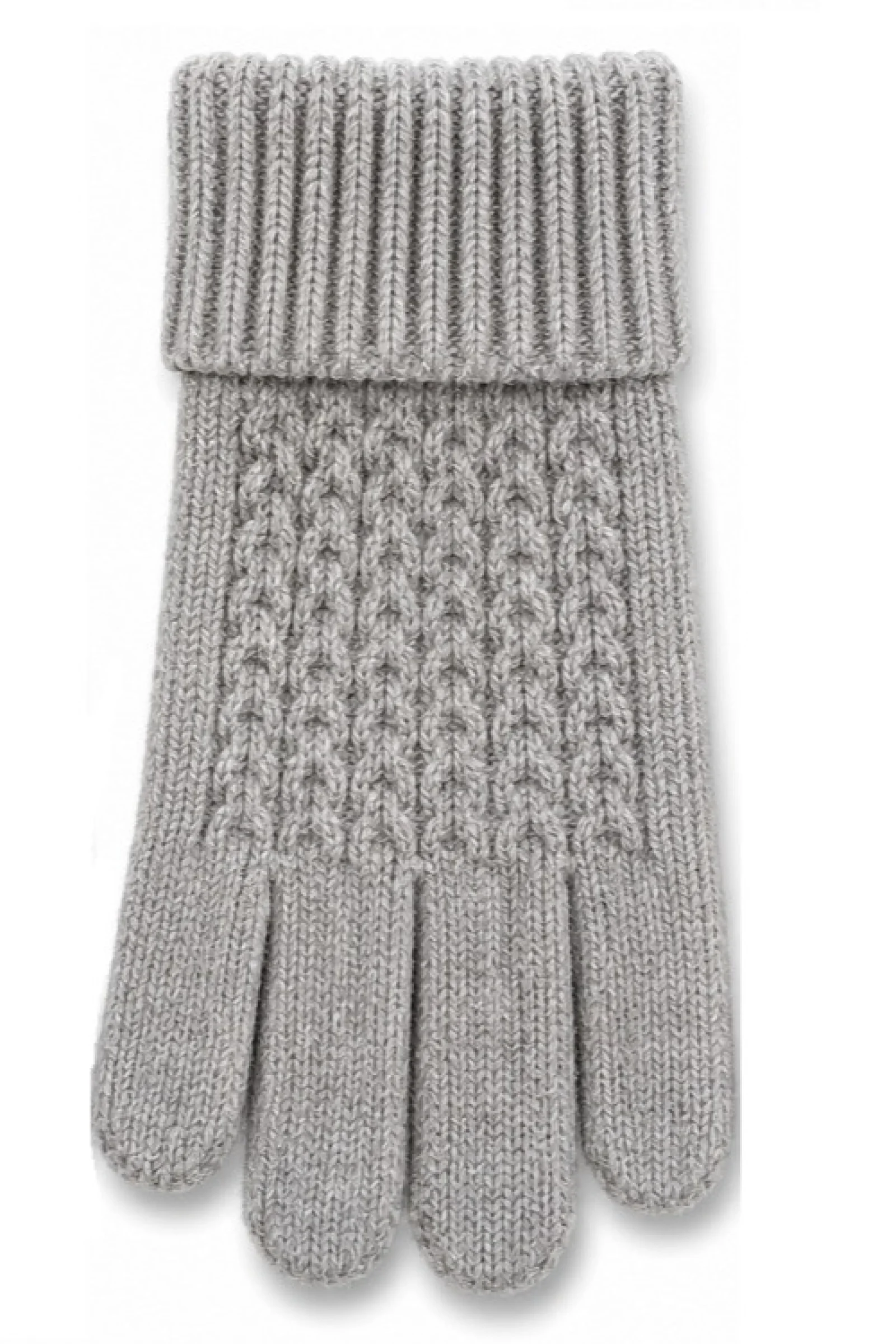 Pletené rukavice Noviti RZ119 - dotykové Šedá 21 cm