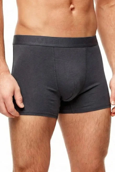 Pánské boxerky BB010 - bambus - Tmavě šedá