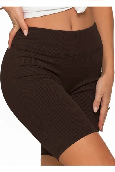 Krátké legíny TS0004 - Hnědá