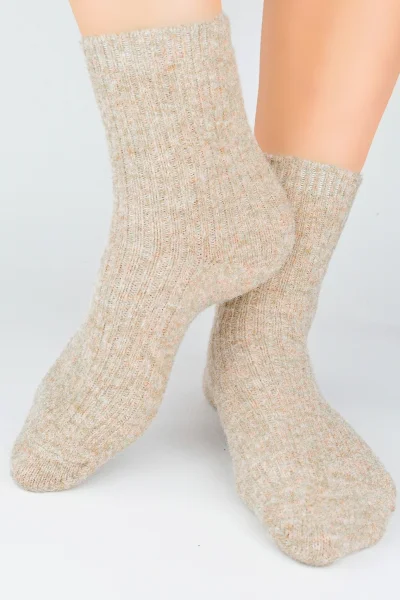 Dámské ponožky SB133 - Béžová