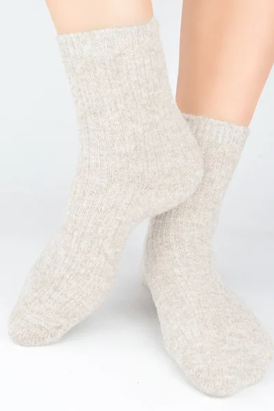 Dámské ponožky SB133 - Ecru