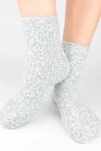 Dámské ponožky SB133 - Světle šedá