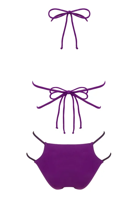 Dvoudílné bikiny Balitta - Tmavě fialová