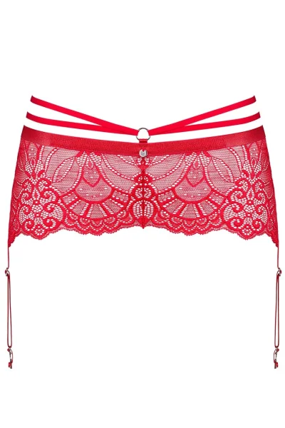 Podvazkový pás Loventy - Červená