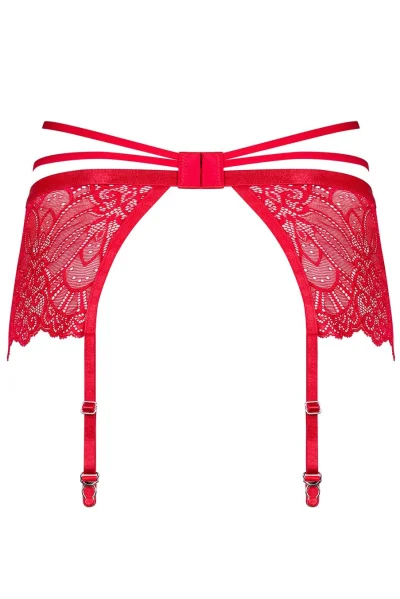 Podvazkový pás Loventy - Červená