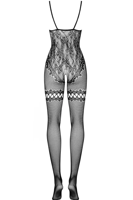 Sexy Bodystocking F213 - otevřený klín