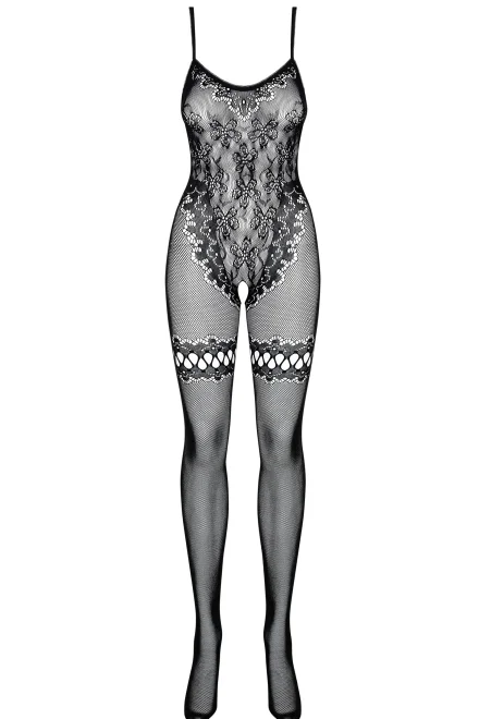 Sexy Bodystocking F213 - otevřený klín