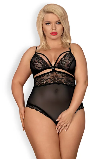 Sexy body 838-TED-1 Body Hey Sexy Black - Černá