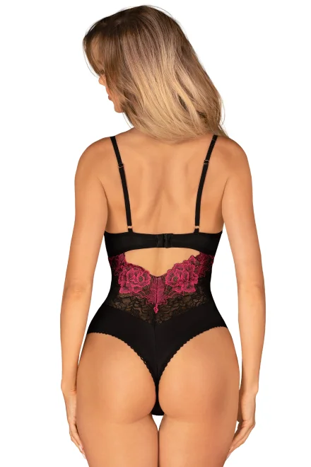Sexy body Rosenty Teddy - Černá