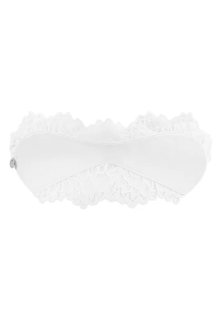 Krajková maska přes oči Amor blanco - Bílá