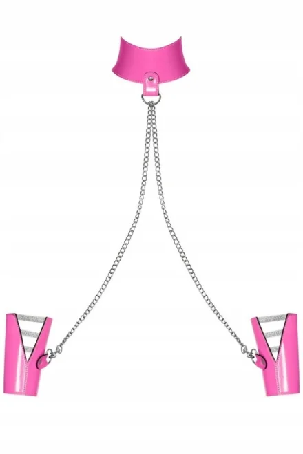 Sexy pouta a choker Lollypopy - Růžová