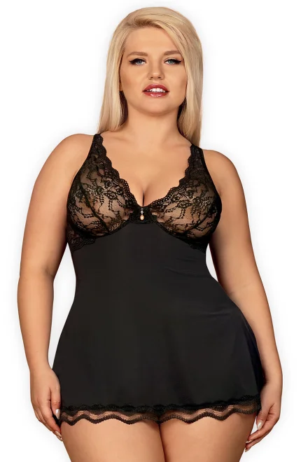 Sexy košilka Luvae Babydoll - Černá