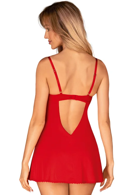 Sexy košilka Ingridia Chemise - Červená