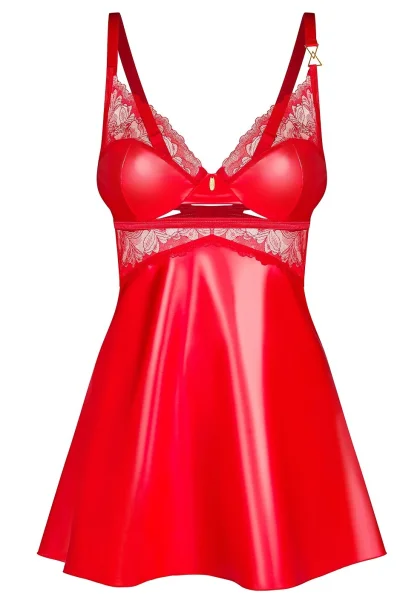 Sexy košilka Aliosa Chemise - Červená