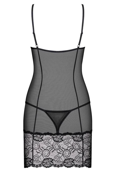 Sexy košilka Alluria Chemise - Černá