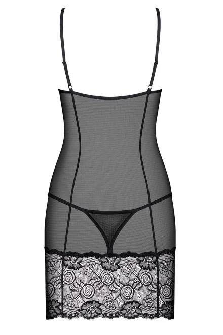 Sexy košilka Alluria Chemise - Černá