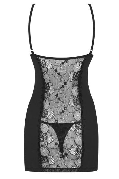 Sexy košilka Heartina Chemise - Černá