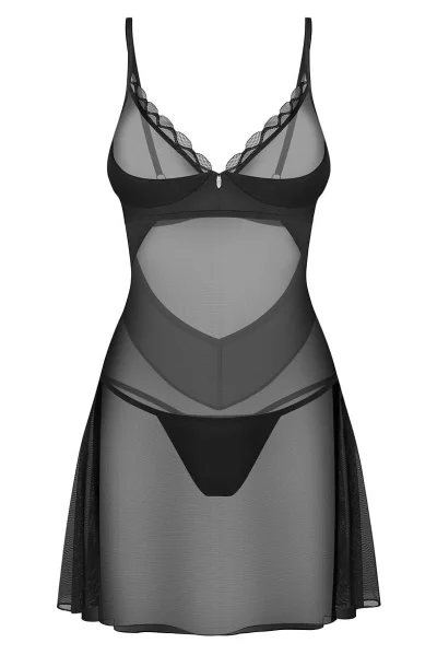 Sexy košilka Stelisa Chemise - Černá