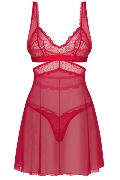 Sexy košilka Cupide Desir Babydoll - Červená