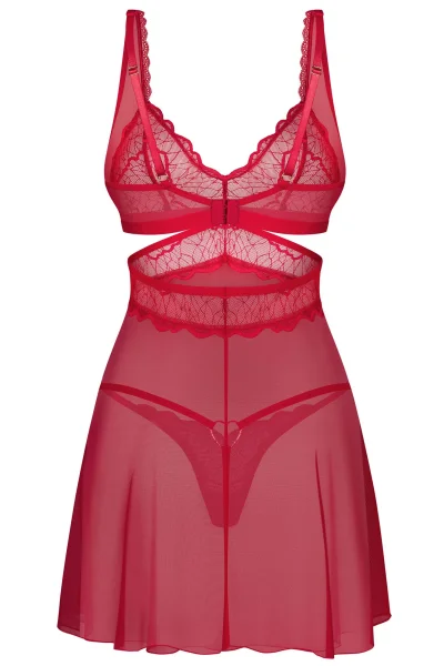Sexy košilka Cupide Desir Babydoll - Červená