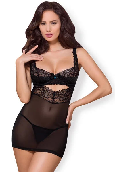 Sexy košilka 867 - Černá