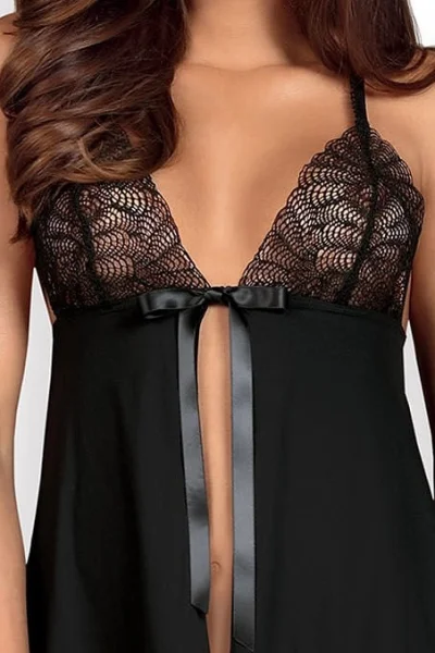 Sexy košilka Chiccanta Babydoll - Černá