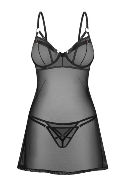 BLA Sexy košilka Euridia - Černá