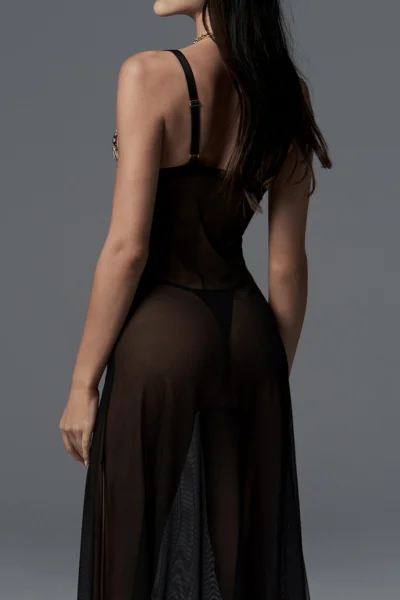 Sexy košilka Vila Blanes - Černá