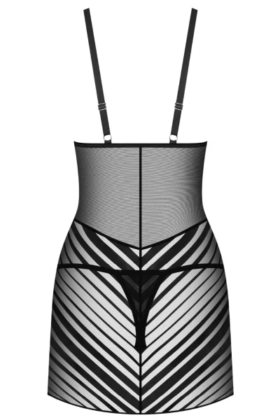 Sexy košilka Lune Bellis - Černá