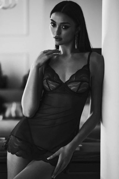 Sexy košilka MP Blue - Tmavě modrá