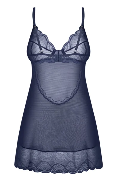 Sexy košilka MP Blue - Tmavě modrá