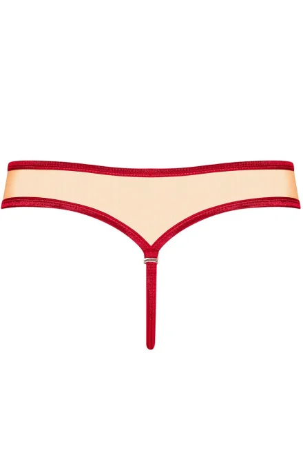 Sexy tanga Rubinesa - Červená