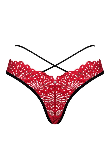 Sexy tanga Mettia - Červená