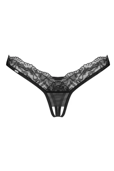 Sexy tanga Arrowel - otevřený klín - Černá