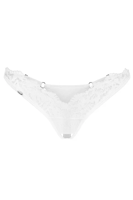 Sexy tanga Arrowel - otevřený klín - Bílá