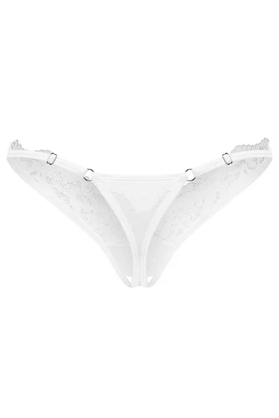 Sexy tanga Arrowel - otevřený klín - Bílá
