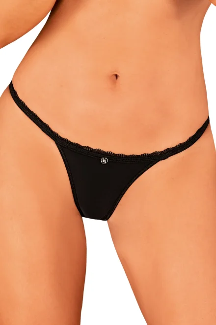 Sexy tanga Maderris - Černá