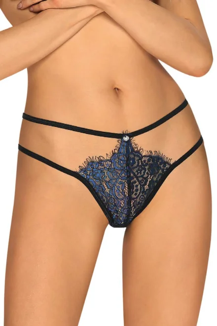Sexy tanga Yassmyne - Tmavě modrá
