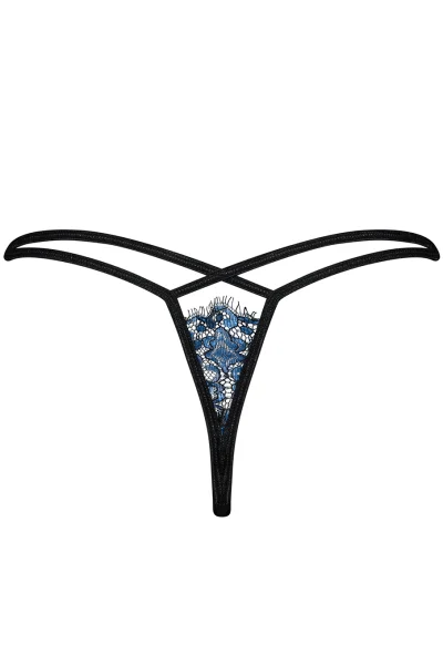 Sexy tanga Yassmyne - Tmavě modrá